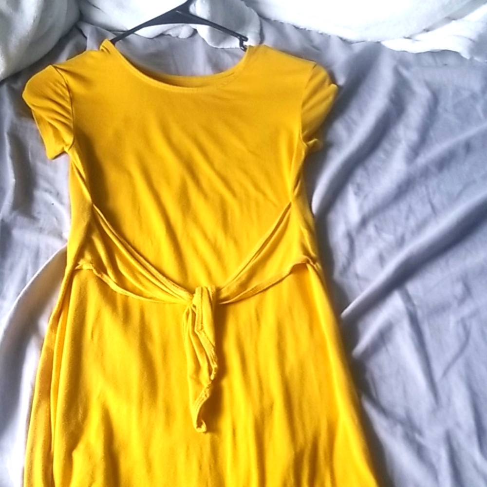 Yellow girls dress